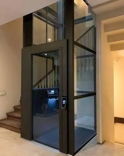 CASTOR series at a luxury villa, indoor hallway and outdoor façade