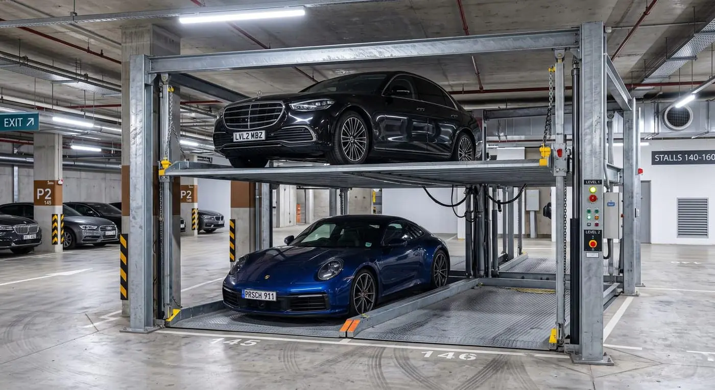 Stack parking system