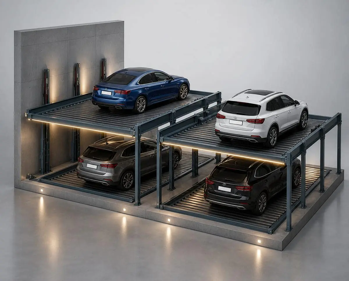 Automated stack parking system